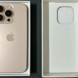 아이폰 16프로 데저트티타늄 256GB 자급제 새상품 새제품 이미지