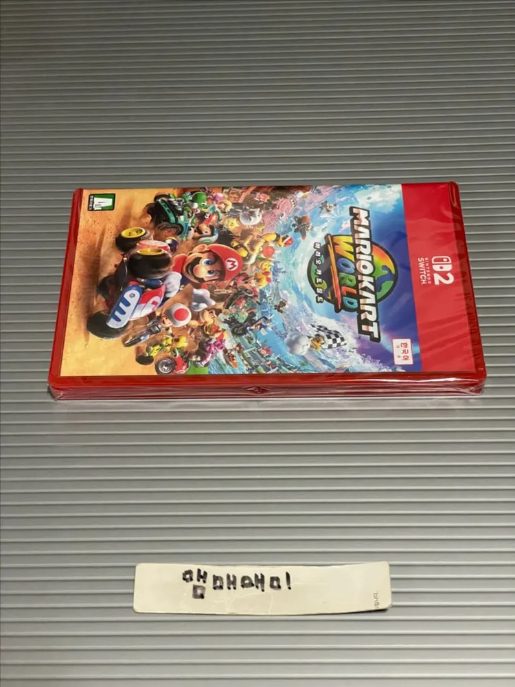 미개봉/실물칩 버전) 닌텐도 스위치2 슈퍼 마리오 카트 월드 이미지