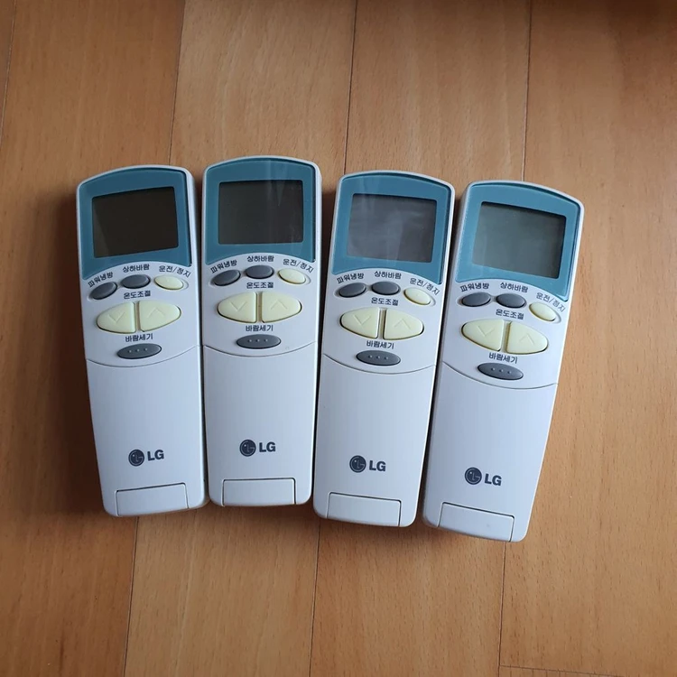 LG 에어컨 엘지 에어콘 에어컨 냉방 2in1 리모콘 리모 리모컨 휘센 정품 총 6개있어요 개당가격테스팅완료사용감 이미지