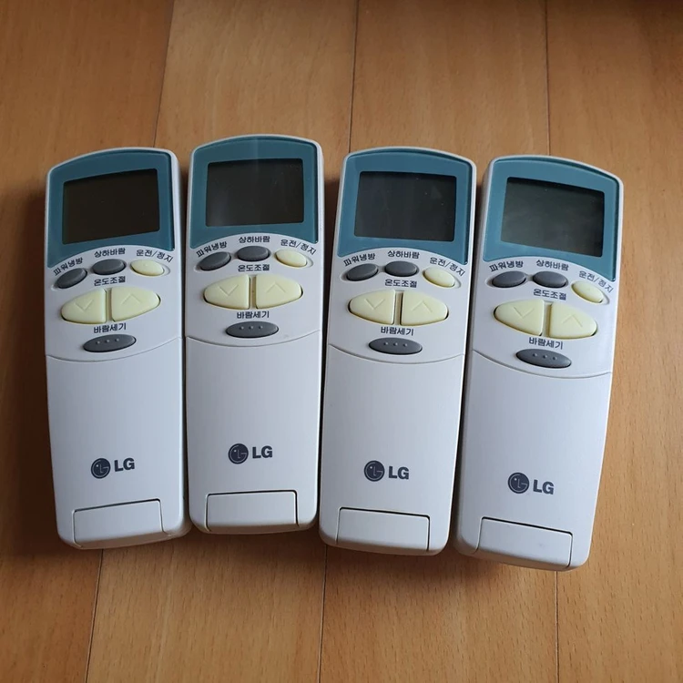 LG 에어컨 엘지 에어콘 에어컨 냉방 2in1 리모콘 리모 리모컨 휘센 정품 총 6개있어요 개당가격테스팅완료사용감 이미지