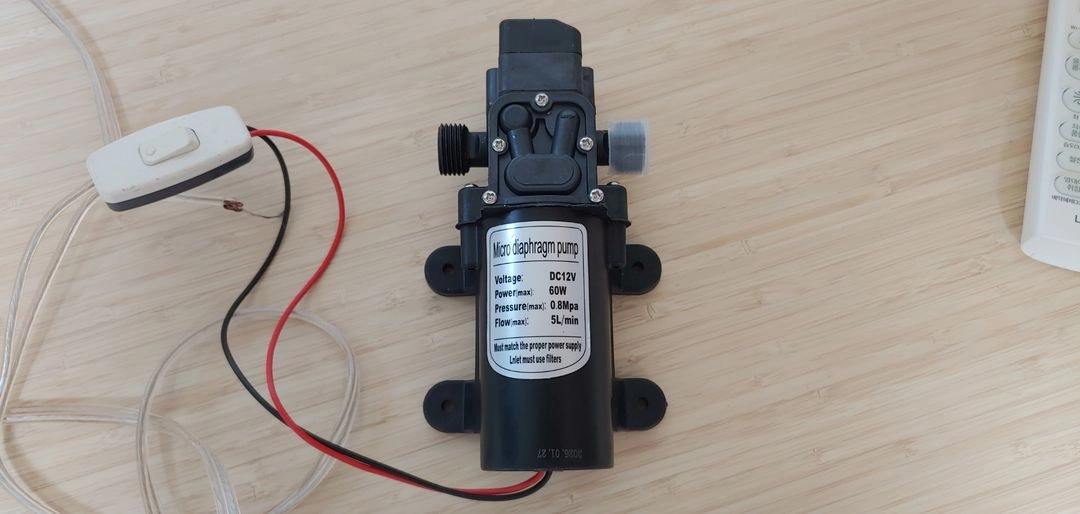 미니 전기 다이아프램 펌프 60W 5L 고압 DC 12V Modej A 이미지