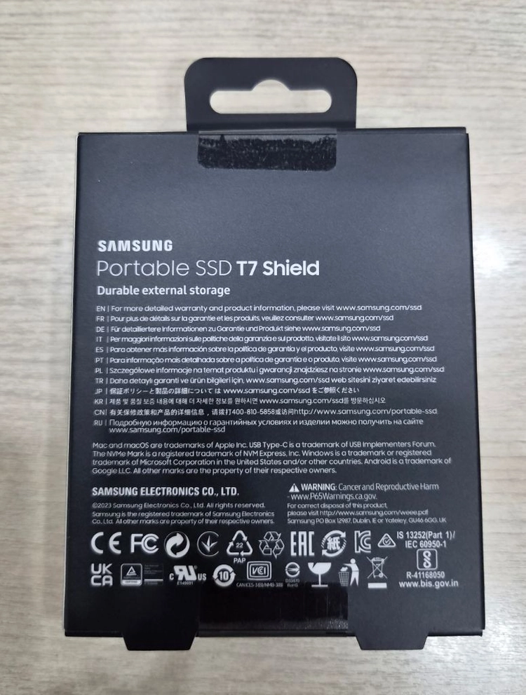 삼성 SSD T7 쉴드 2TB 국내생산 정품 상계역 한성대입구역 직거래 이미지