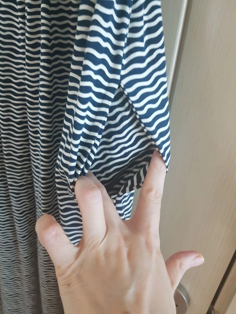 토리버치 튜브탑 롱원피스 이미지