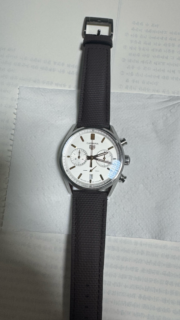 태그호이어 까레라 크로노그래프오토매틱, 42 mm, 스틸CBN2013.FC6483 이미지
