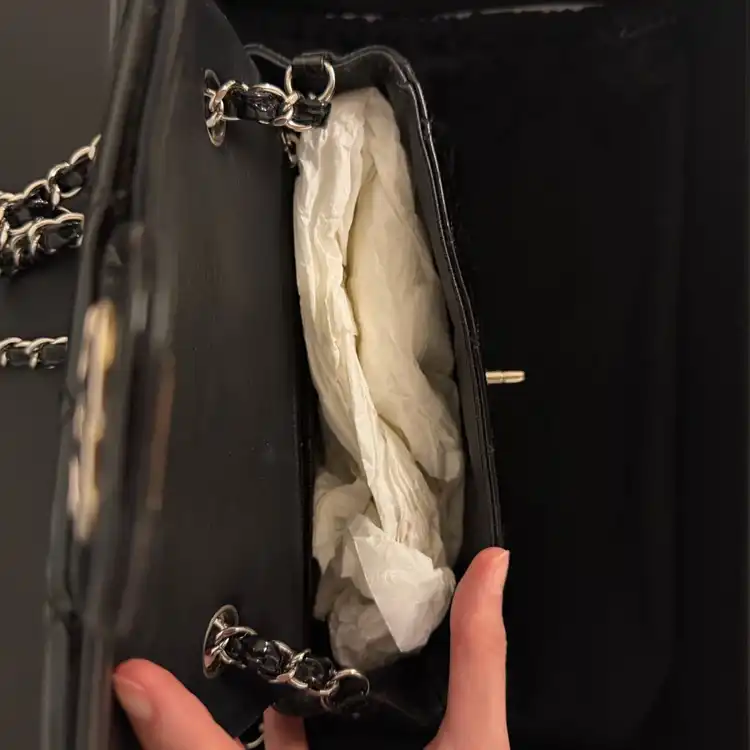샤넬 뉴미니 페이던트 블랙 은장 이미지