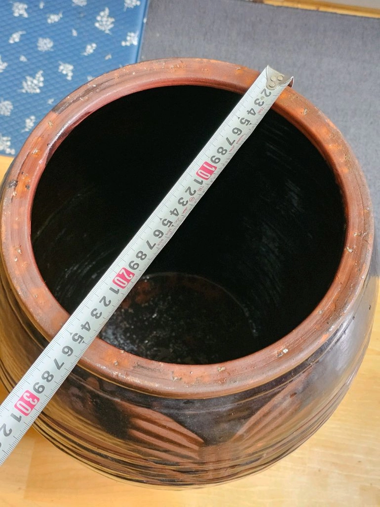 큰 항아리 장독대 옹기 옛날항아리(뚜껑없음) 이미지