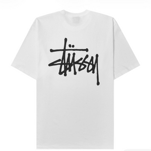 스투시 베이직 스투시 반팔 티셔츠 화이트 [2XL] 이미지