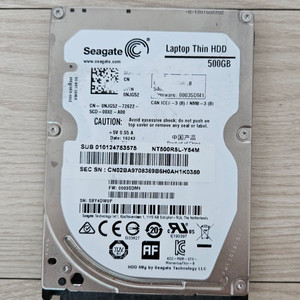 노트북 하드디스크 500gb hdd 하드 이미지