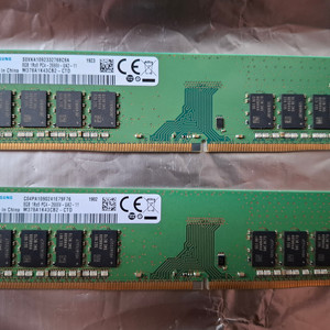 DDR4 2666v 8g x2개 단면 일괄로 팝니다. 이미지