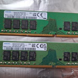 삼성 DDR4 2666v 16g x2개 양면 램 일괄로 판매합니다. 이미지