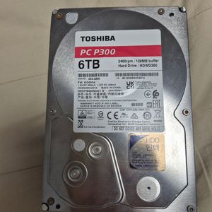 도시바 hdd p300 6tb 이미지