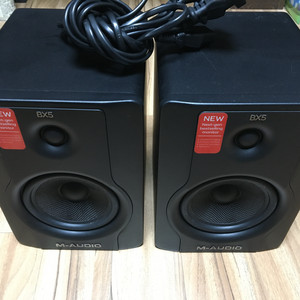 M-AUDIO BX5 모니터 스피커 1조 및 스탠드1조 이미지