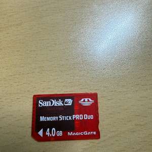 메모리스틱 PRO DUO 4GB 이미지