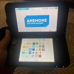 뉴3ds xl 블루 이미지
