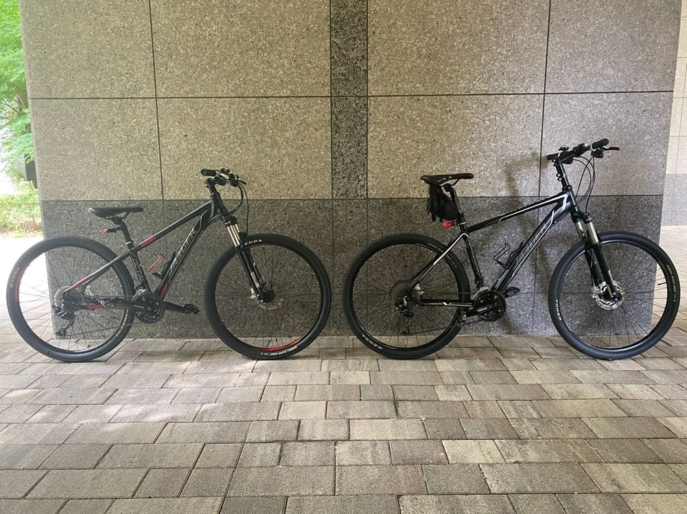 MTB 자전거 + 헬멧 세트+자물쇠 - 안심되는 중고거래