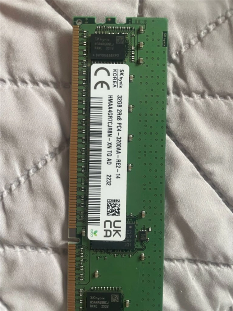 DDR4 서버용 메모리 램 32GB 16GB 3200 ecc rdimm 이미지