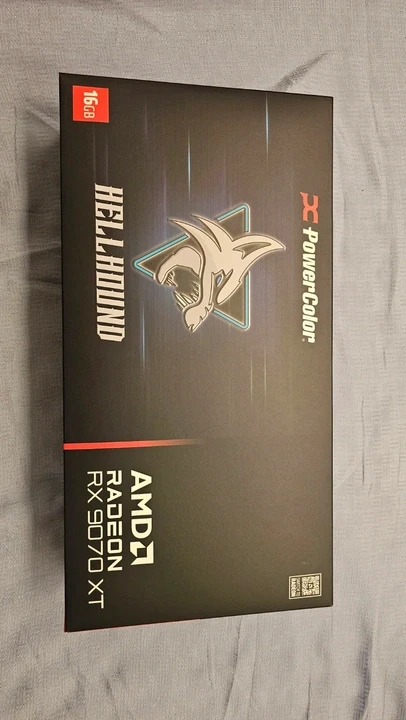 파워컬러 RX 9070XT 헬하운드 16GB 그래픽카드 - 안심되는 중고거래