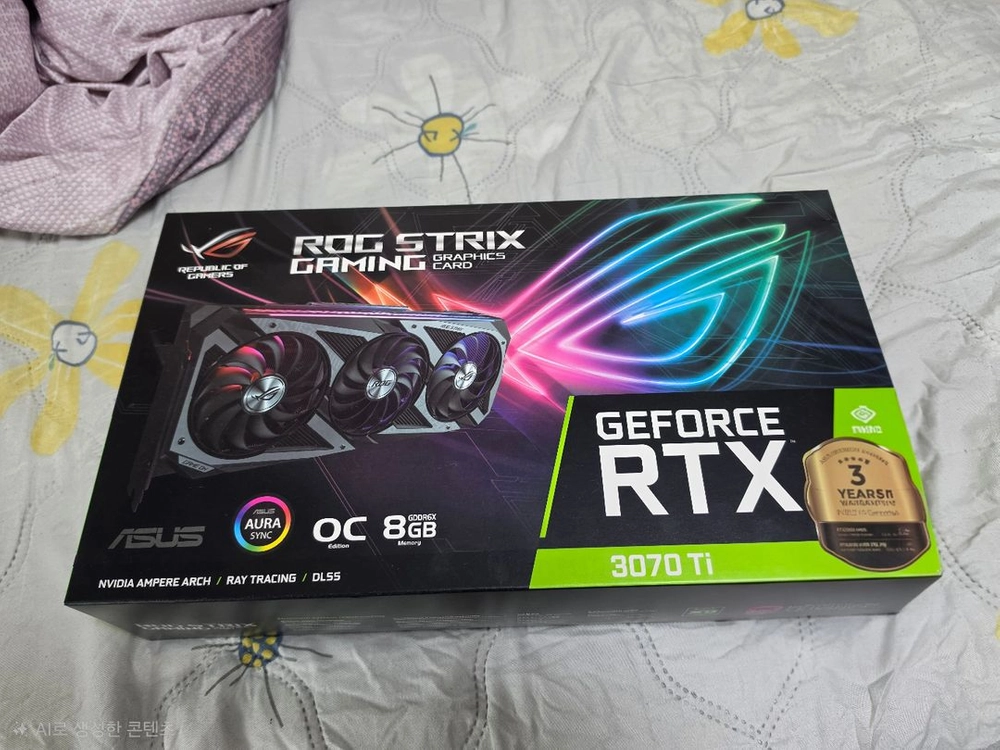 ASUS ROG STRIX RTX 3070 Ti 그래픽카드 - 안심되는 중고거래