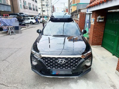 싼타페tm 코토일체형루프박스 블랙,화이트 중고 판매 이미지