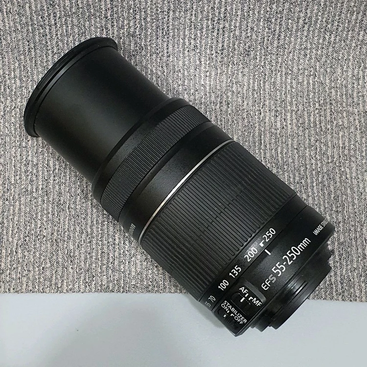 캐논 55-250mm IS II 망원줌렌즈 + 정품후드+신품필터 이미지