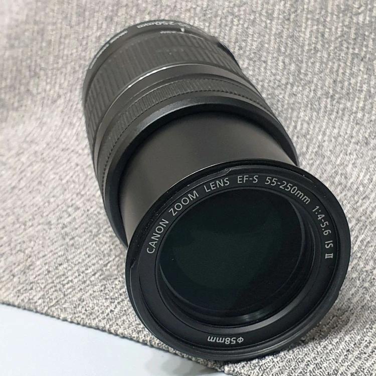 캐논 55-250mm IS II 망원줌렌즈 + 정품후드+신품필터 이미지