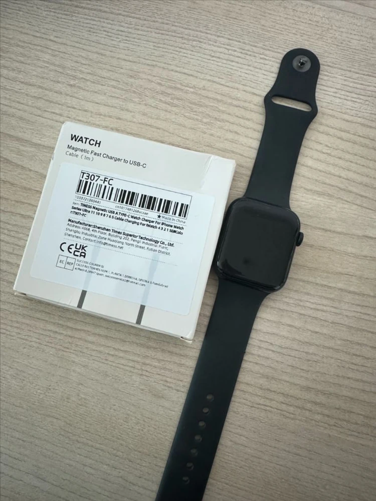 [배터리90% S급] 애플워치 SE2 44mm 미드나이트 GPS 풀구성 급처 이미지