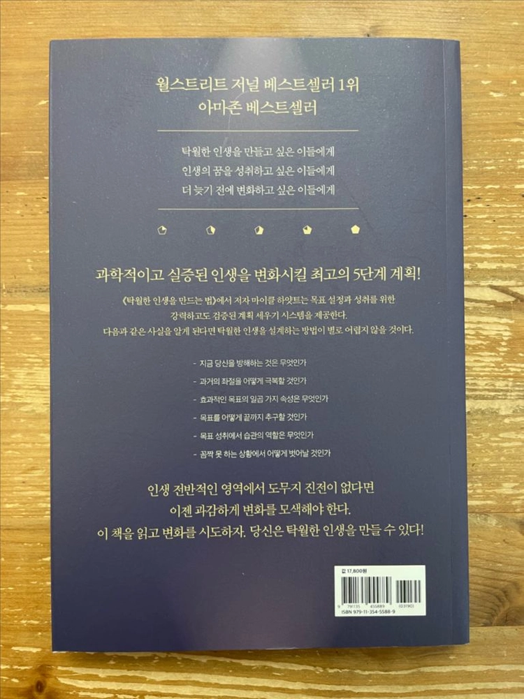 탁월한 인생을 만드는 법 - 마이클 하얏트 이미지