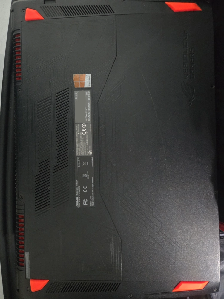 Asus 15인치 게이밍 노트북 팝니다 (i7/램32gb/gtx980m/nvme256gb/hdd1tb) 이미지