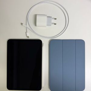 애플 아이패드 미니 7세대 (A17 pro) WiFi 스타라이트 128GB + 애플펜슬 프로 + 스마트폴리오 데님 이미지