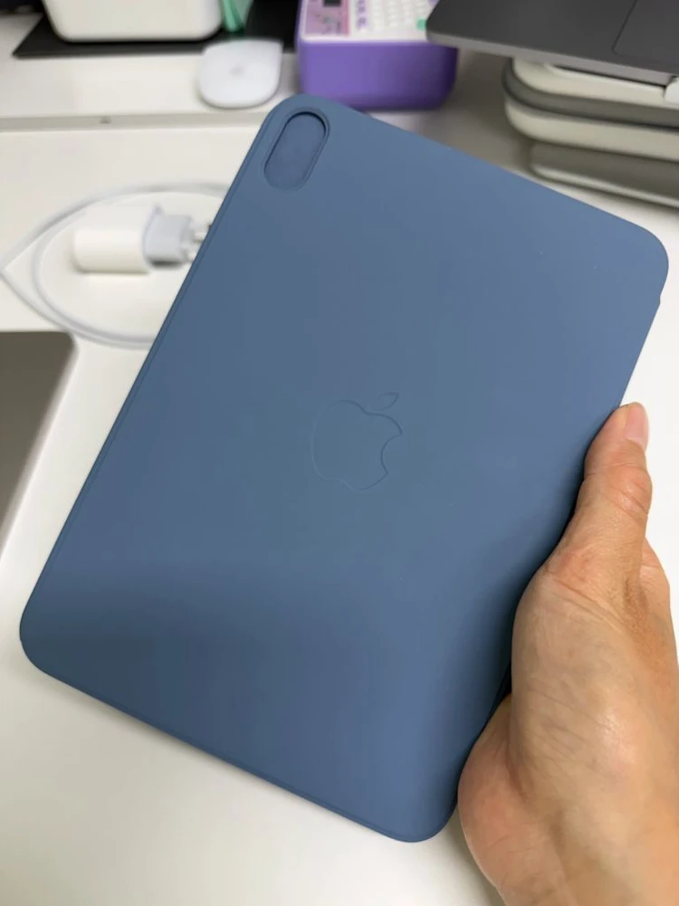 애플 아이패드 미니 7세대 (A17 pro) WiFi 스타라이트 128GB + 애플펜슬 프로 + 스마트폴리오 데님 이미지