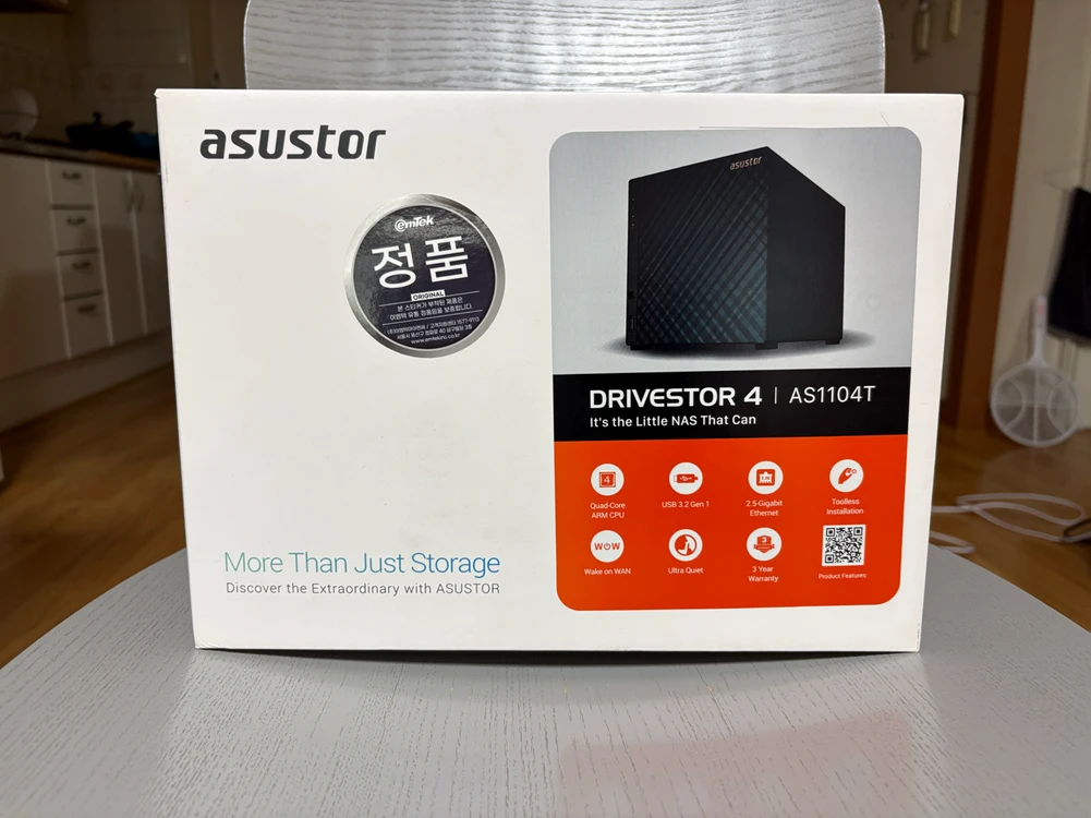 NAS : ASUSTOR DRIVESTOR 4 AS1104T 이미지