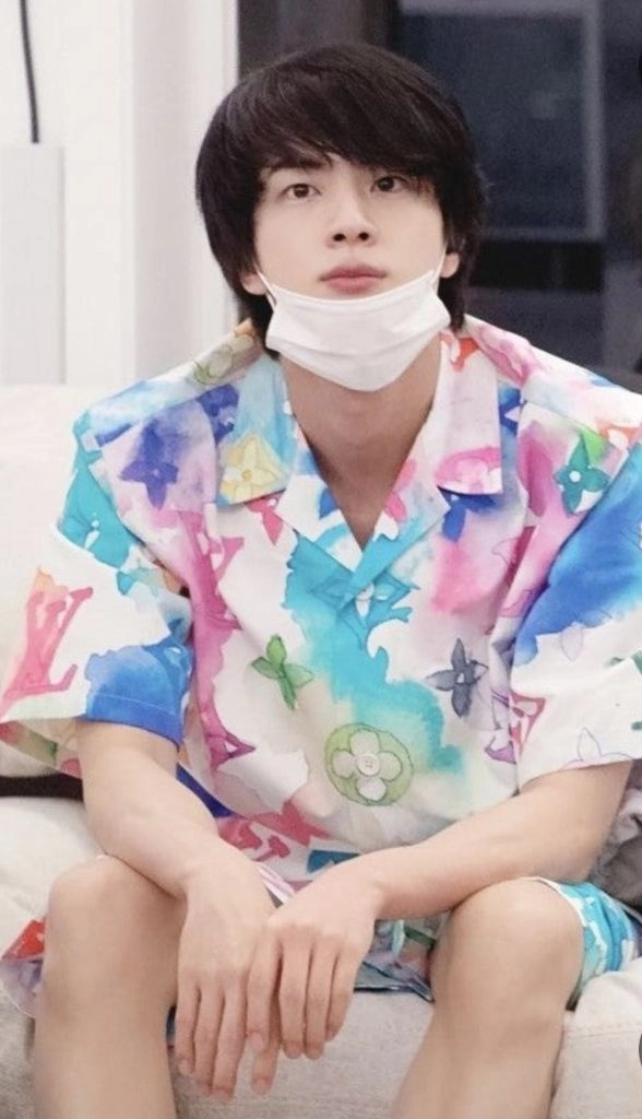 루이비통 워터컬러 모노그램 반팔 셔츠 이미지