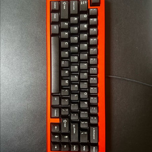 sin65 orange 커스텀키보드 이미지
