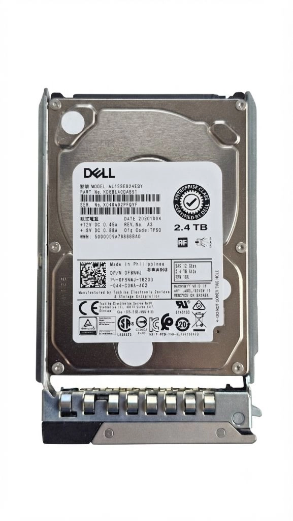 DELL SAS 2.4TB 하드디스크 캐디포함 이미지