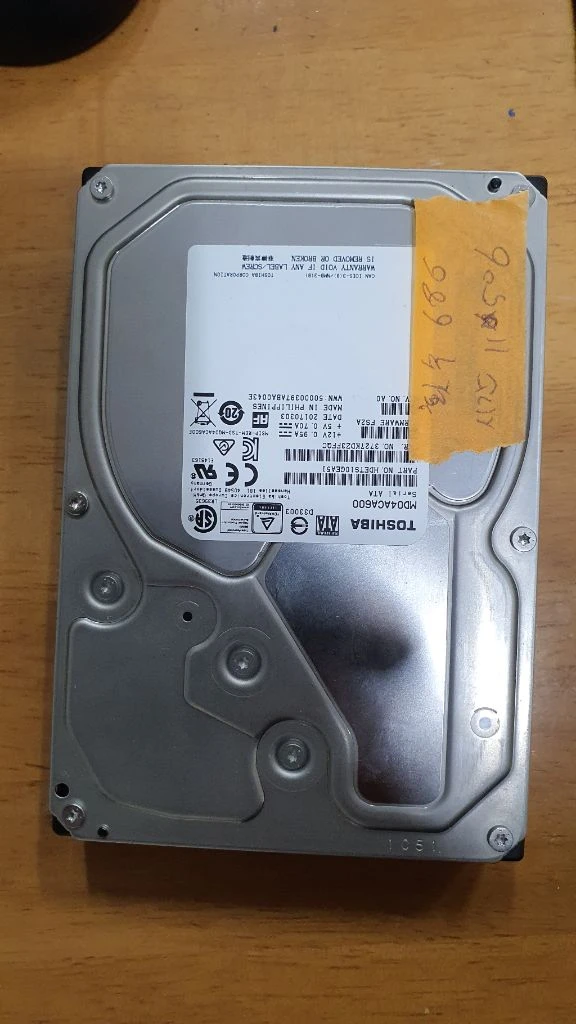 도시바 HDD MD04ACA600 6TB 이미지