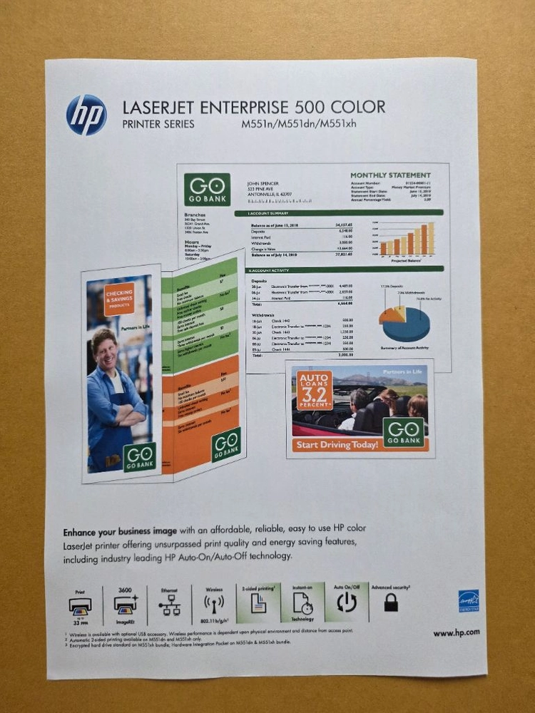 HP M554 컬러 엔터프라이즈 레이저 프린터 , 9,000매 이미지