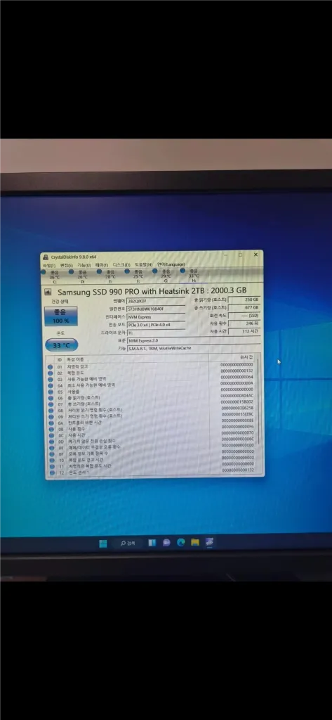 삼성 990 PRO 2TB SSD 이미지