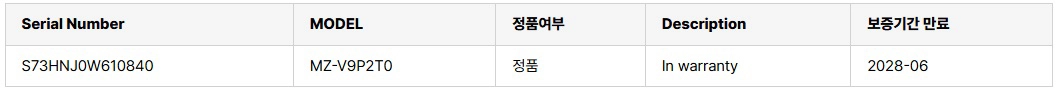 삼성 990 PRO 2TB SSD 이미지