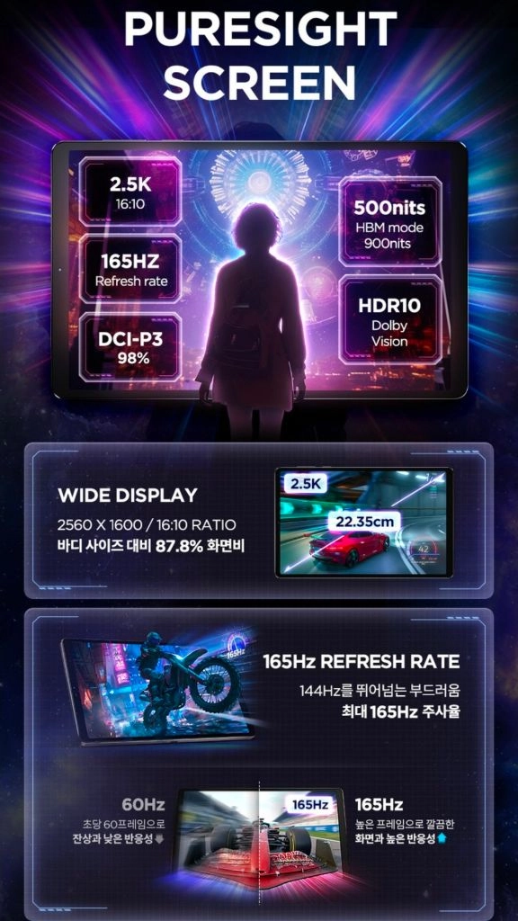 레노버 Y700 3세대 512gb 이미지