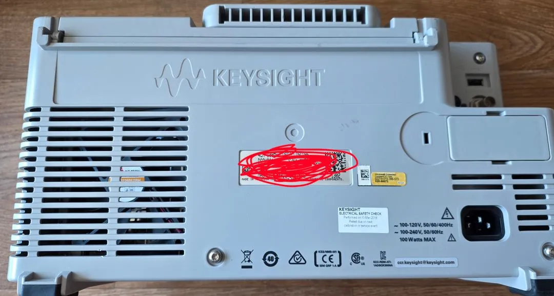 Keysight DSOX 3014A 오실로스코프 + 프로브 이미지