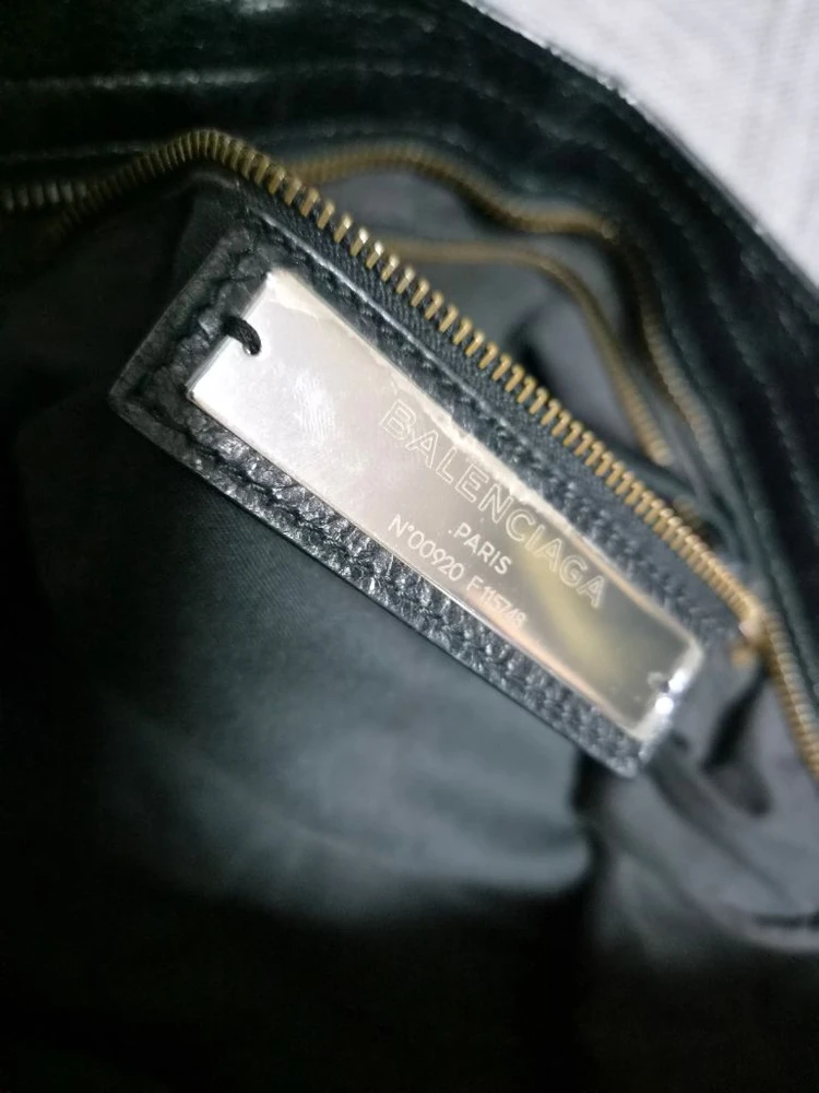 발렌시아가 모터 시티백 블랙 미디움 토트백 숄더백 이미지