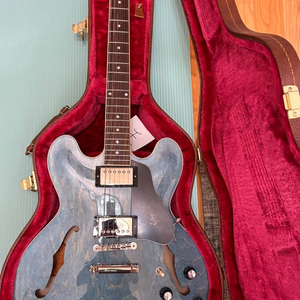 24년식 깁슨 USA ES-335 커스텀컬러 오션블루 미사용 신품 이미지