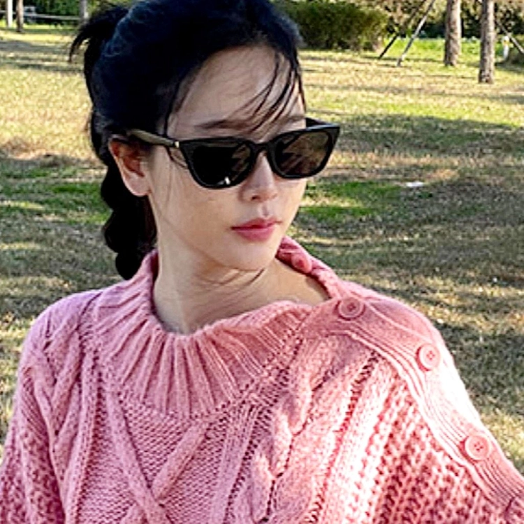 블랙 선글라스 보세 패션 안경 이미지