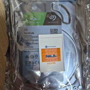 씨게이트 바라쿠다 8TB HDD 미개봉 교체품 이미지