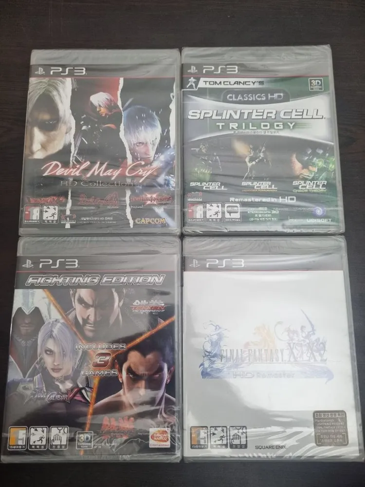 미개봉 Ps3 파이팅에디션(철권 태그 6 소울칼리버) - 안심되는 중고거래