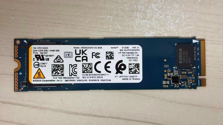 KIOXIA BG5 M.2 NVMe SSD 512GB - 안심되는 중고거래