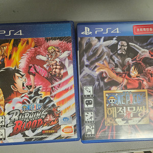 플스 원피스 버닝 블러드 / 해적무쌍4 PS4 게임 2개 일괄 이미지