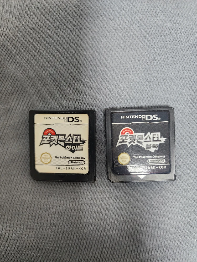 닌텐도 포켓몬스터 DS/3DS 게임칩(pt기라티나, 소울실버, 블랙 화이트 등) 이미지