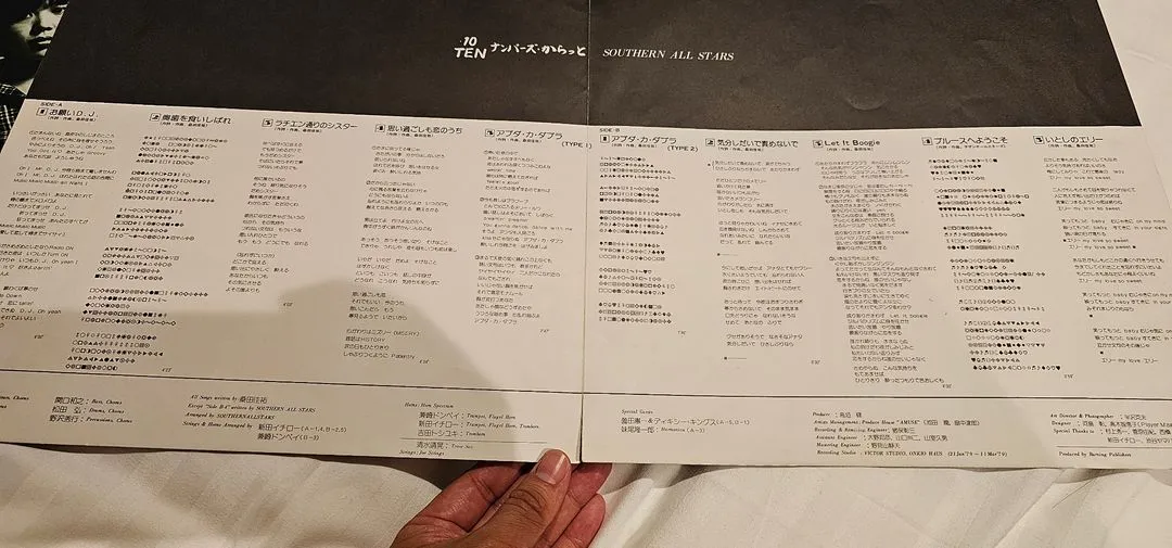가스인간 OST 사잔 올스타즈 이토시노 에리 LP 레코드 이미지