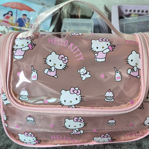 산리오 헬로키티 투명 파우치 이미지